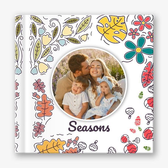 The Seasons photobook template
