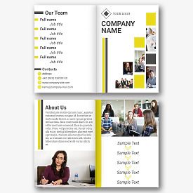 Consulting company booklet template