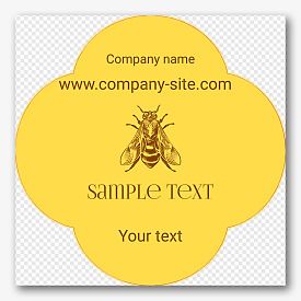 Honey Store sticker template