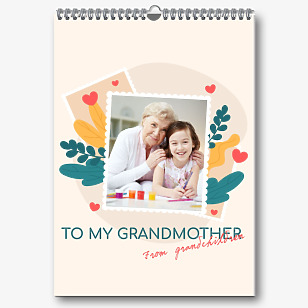 Calendar template for Grandma