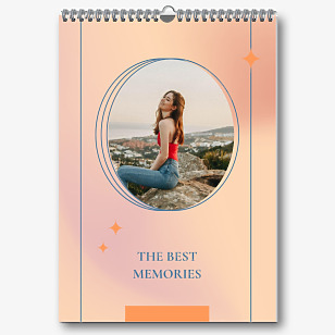 Calendar template with the best memories