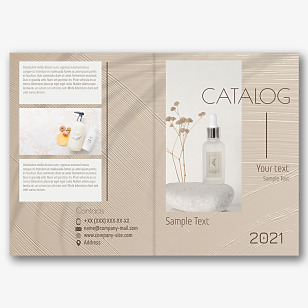 Cosmetics catalog template