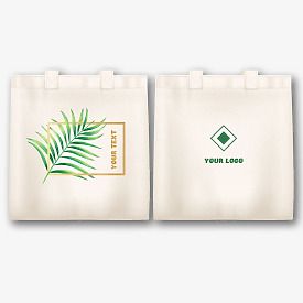 Eco-bag template with logo