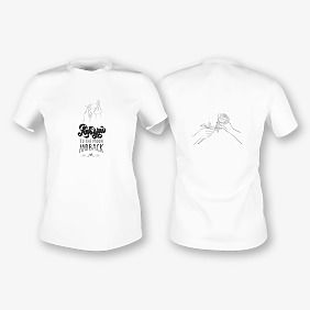 T-shirt template for lovers