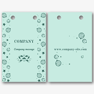 New Year package template for companies