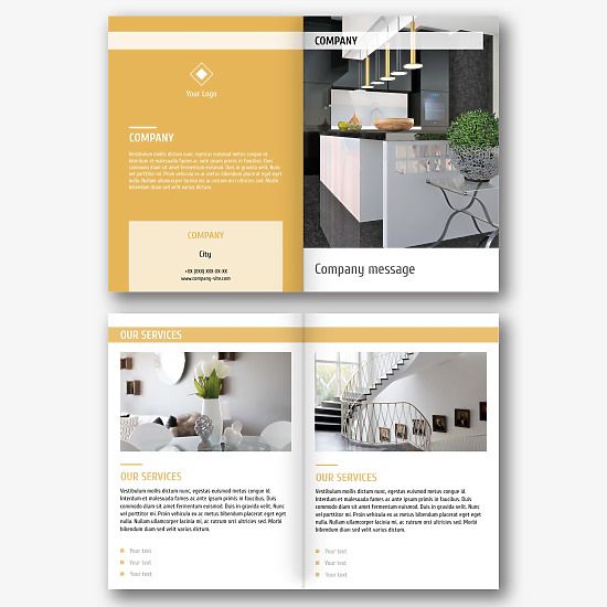 Design Company booklet template