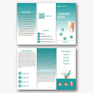 Dental Clinic Booklet Template