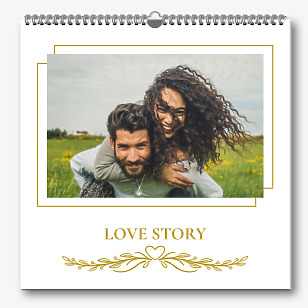 Love story Calendar Template