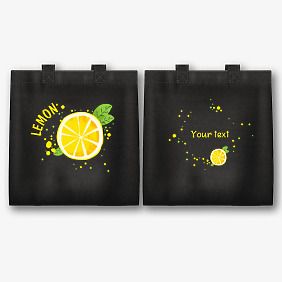 Lemon Print Bag Template