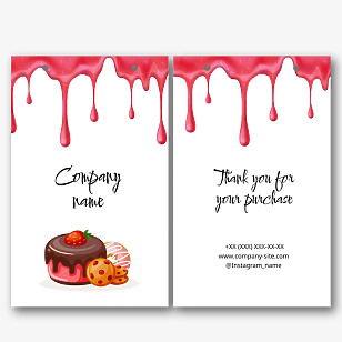 Confectionery Paper Bag Template