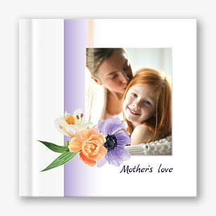 Photo book template for mom