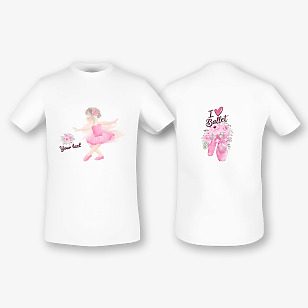 Little Ballerina T-shirt Template