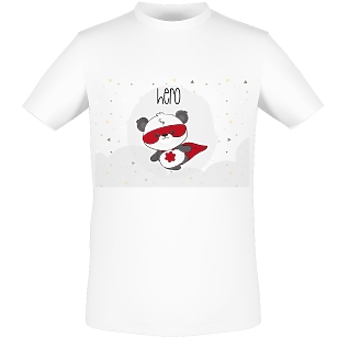 Predloga za personalizirano majico s Pando